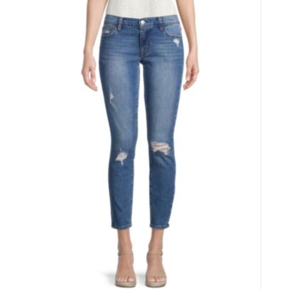 Hudson Jeans Krista Super Skinny Low Rise Stretch Denim Jeans - Size 30 - Picture 1 of 16
